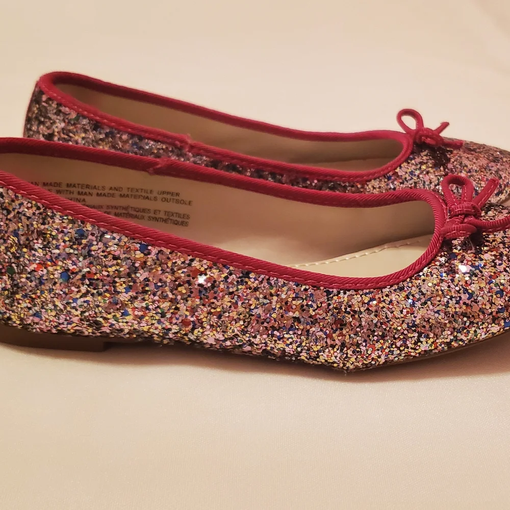 Girl's 2 Cherokee Fleta Glitter Ballet Flat
